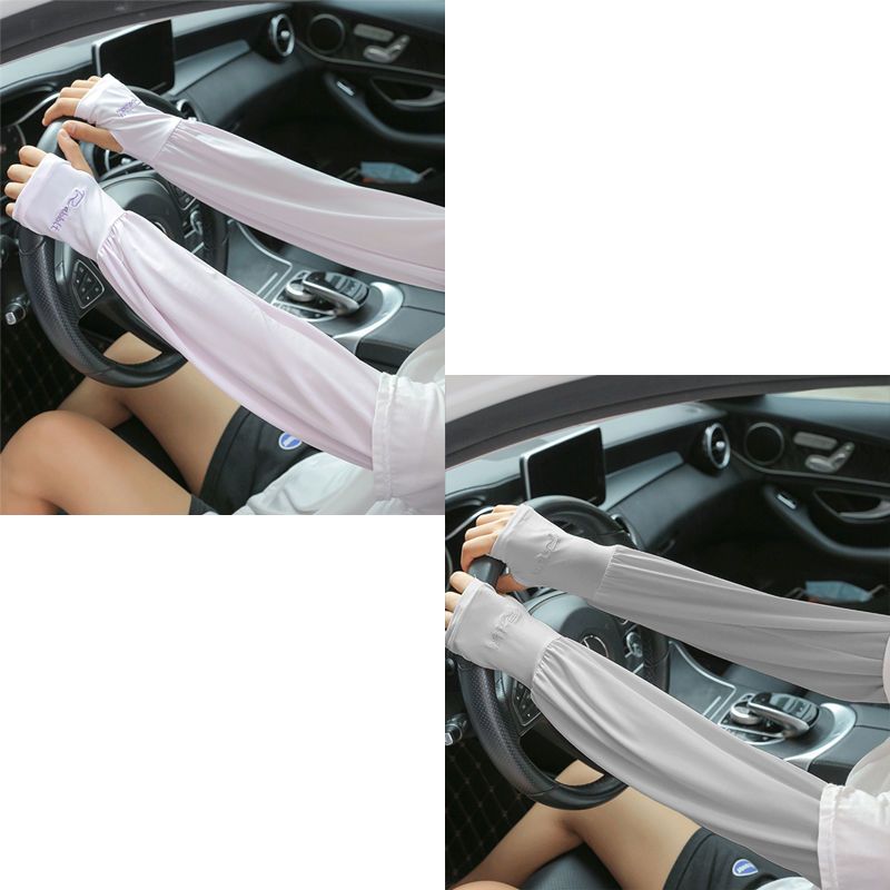 Sunscreen Ice sleeve female summer Thin money easy Butler's meat ultraviolet-proof outdoors Riding drive a car Ice silk Sunscreen Arm cuff