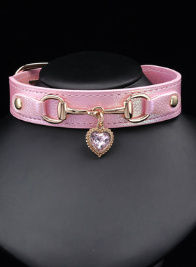 奢华皮质定制SM项圈高品质可爱风