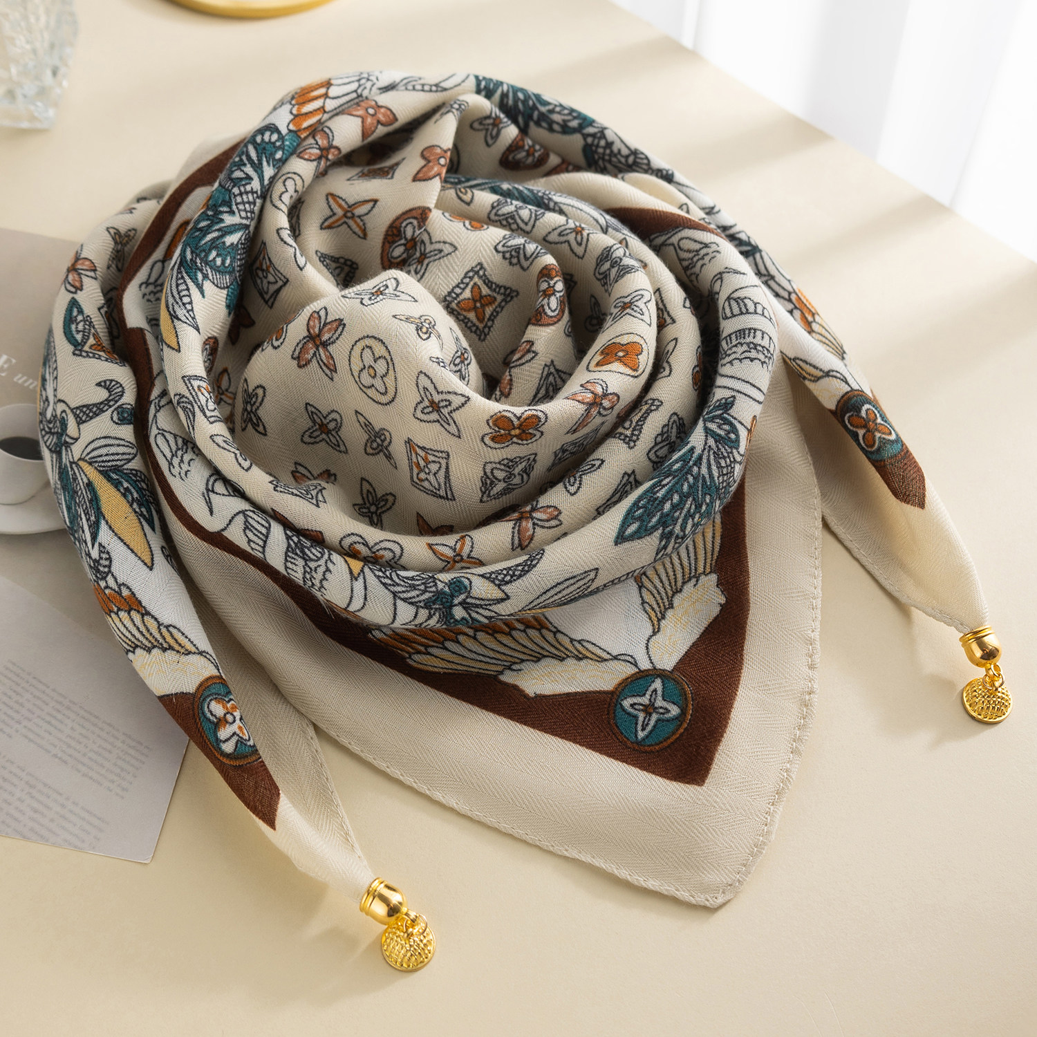 2025新款磁吸扣护颈小围巾女款丝巾三角方巾高级感护脖子秋冬围脖,服饰配件/皮带/帽子/围巾,围巾/丝巾/披肩,淘宝优惠券,粉丝福利购,淘宝优惠卷