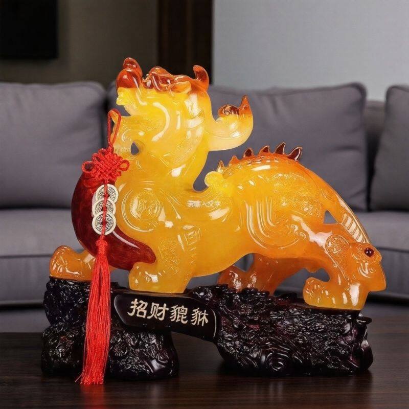貔貅摆件一对皮丘招财聚财家居装饰品客厅酒柜电视柜店铺送礼居家