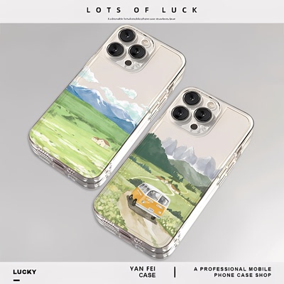 动漫风景适用iqoo13手机壳12透明neo10pro一加13t/ace5小众3女生15卡通z9/z10turbo+情侣neo9二次元oneplus女