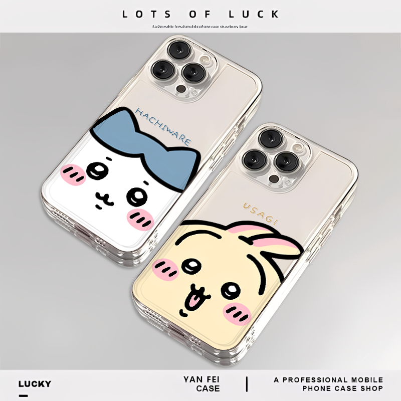 大头chiikawa适用iqoo13手机壳12透明neo10pro一加13t/ace5小八3v乌萨奇11吉伊卡哇oppo新款vivo情侣9小众15