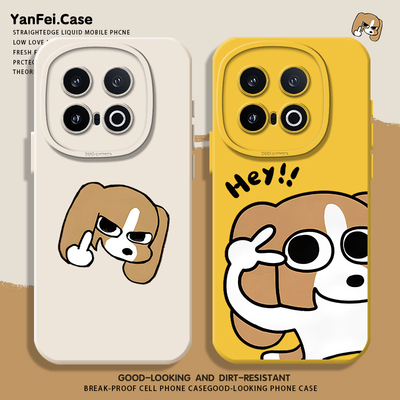 比格小狗适用iqoo13手机壳12液态6硅胶neo10pro一加ace5搞怪3v趣味11卡通z9/z10turbo+有趣neo9小众oneplus15