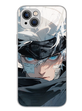 适用苹果15手机壳iphone13promax咒术回战12五条悟17pro小米14新款16华为mate60pro玻璃pura70红米k70至尊k80