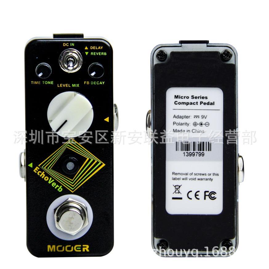 MOOER魔耳Echoverb延迟混响效果器MDV1延迟与混响合效果二为一