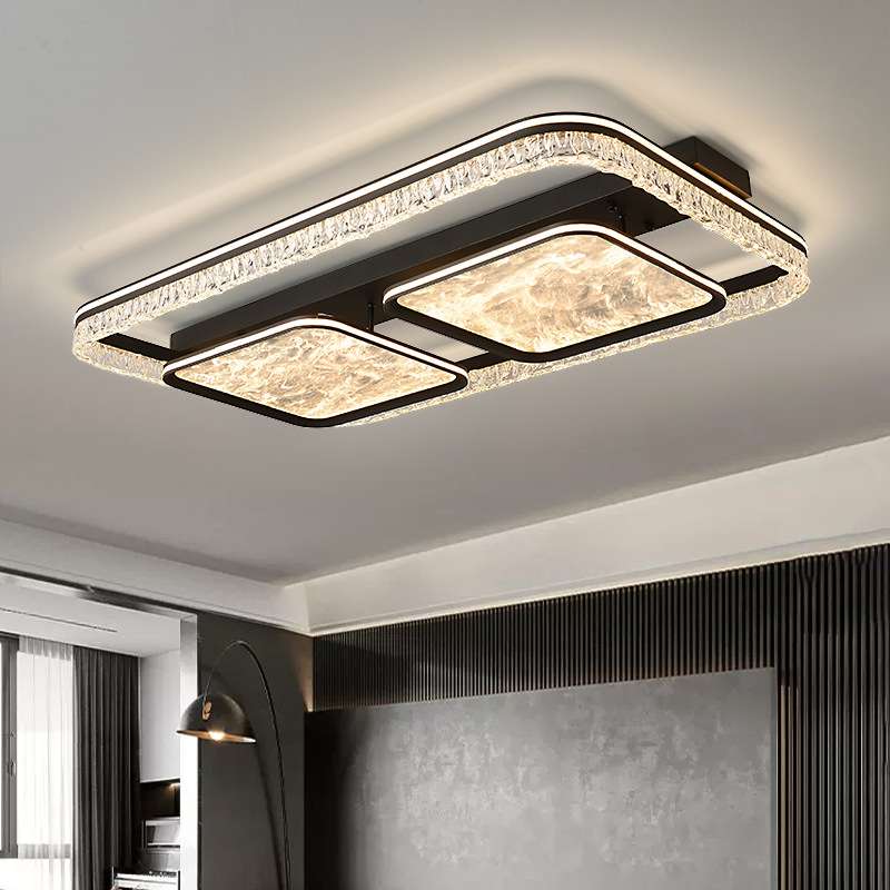 意式极简客厅吸顶灯现代轻奢2025新款高端设计感LED护眼超亮调光