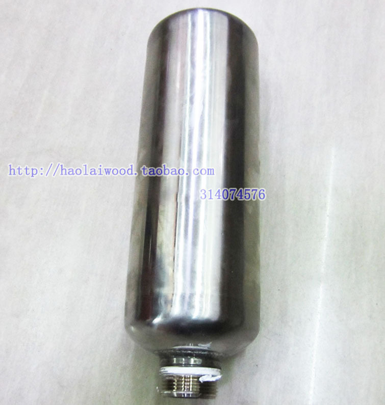 气室2804500520型农用园林三缸柱塞水泵不锈钢气瓶外螺纹41mm