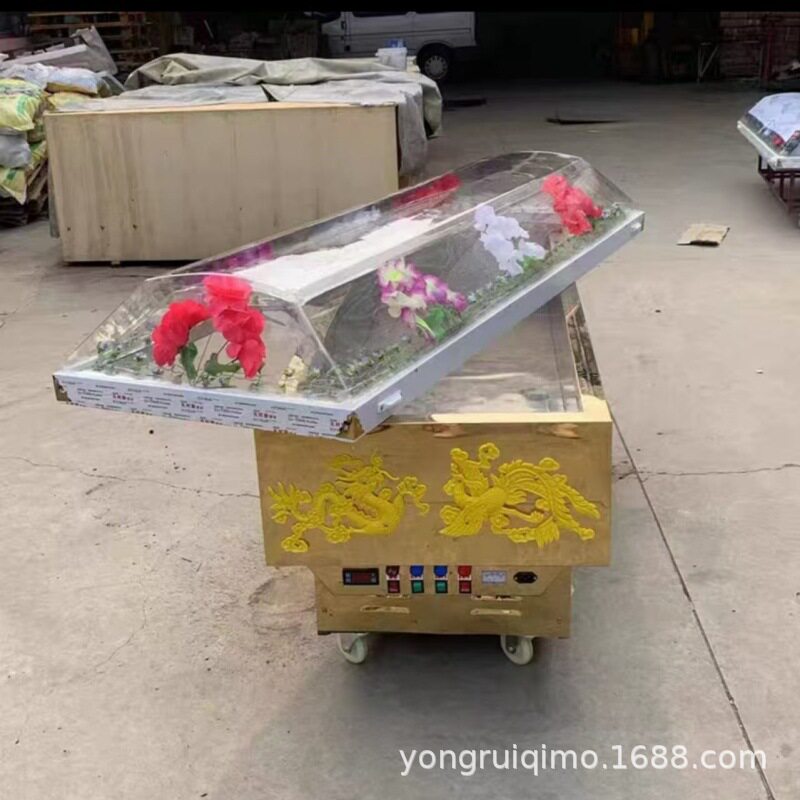 白事水晶冰棺双压缩机恒温