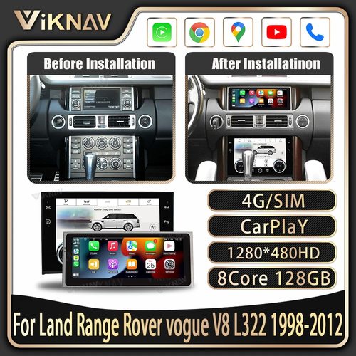 适用于路虎揽胜V8改装安卓显示大屏中控导航Carplay一体机