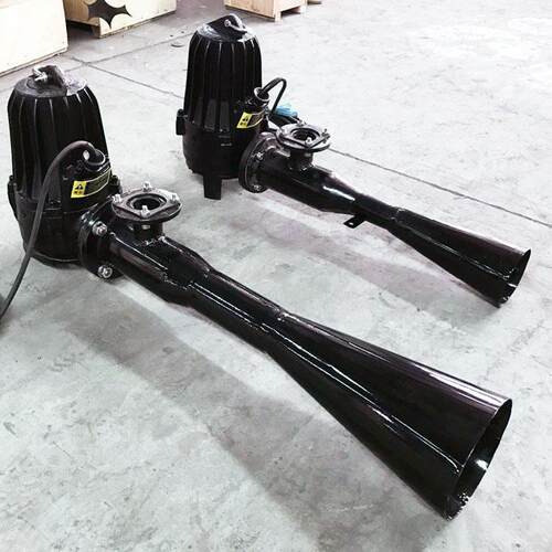 潜射流曝气机选型QSB3.0kw 无堵塞旋流式效曝气系统 生活污水