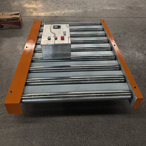小型滚筒线定做 带托板防落料重型滚筒输送机 加厚镀锌滚轴