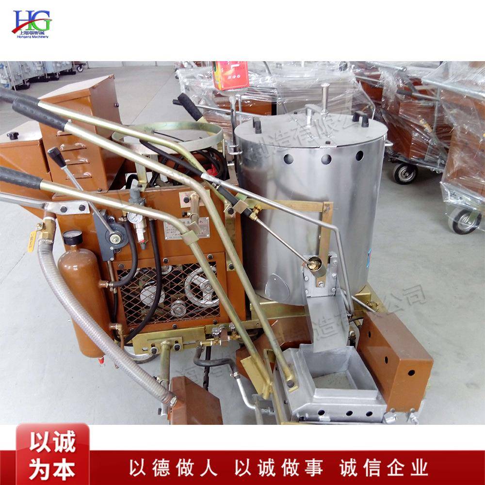 路政施工凸起划线机 自走热熔震荡标线机 液压驱动自动行走效率高