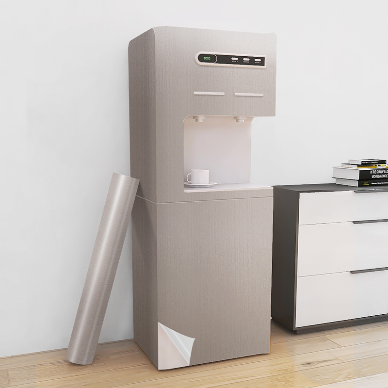 饮水机翻新贴纸拉丝质感防水防污