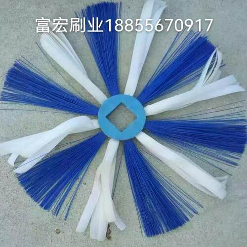 路泰中联护栏清洗车刷子龙马清扫车配件护栏清洗车滚刷粘布条毛刷