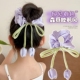 儿童皮筋新款 郁金香花朵发绳丸子头饰大肠发圈女高级感儿童尾发饰