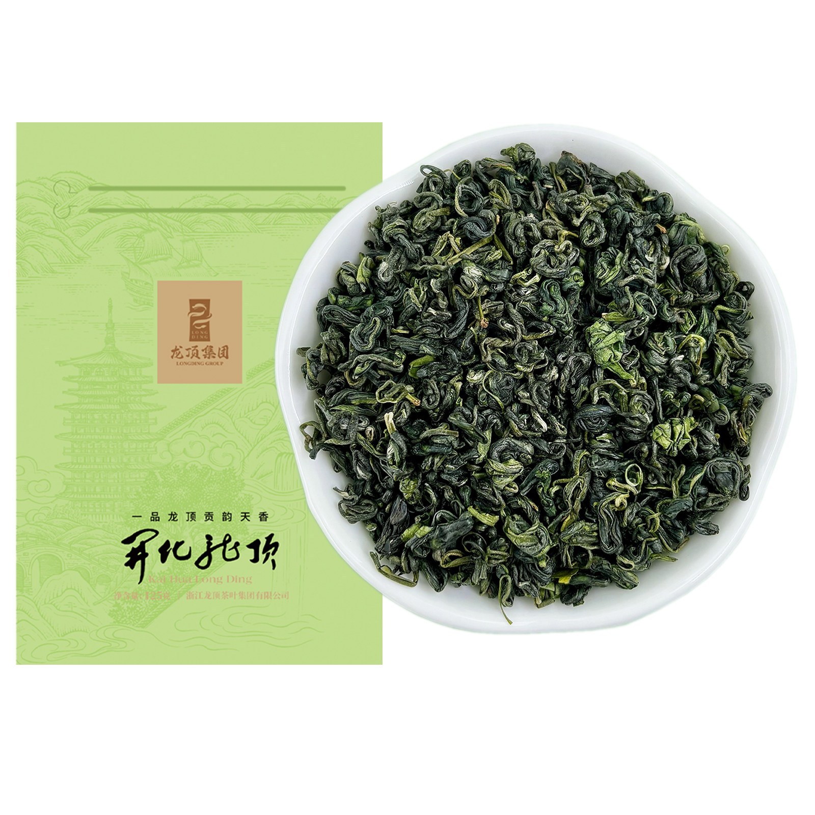 开化龙顶曲毫新茶明前一级茶叶绿茶袋装