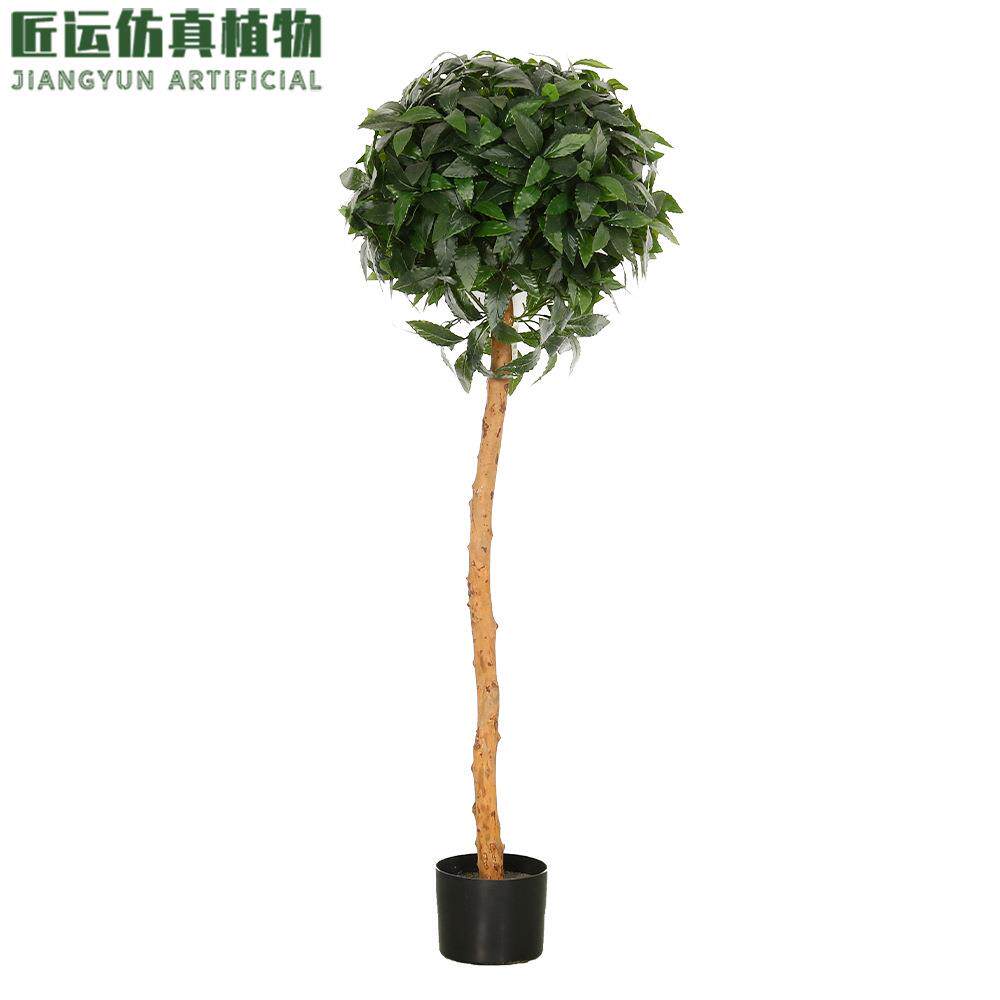 北欧绿植月桂树植物盆栽仿真绿植物新款绿植仿真月桂树盆栽厂家