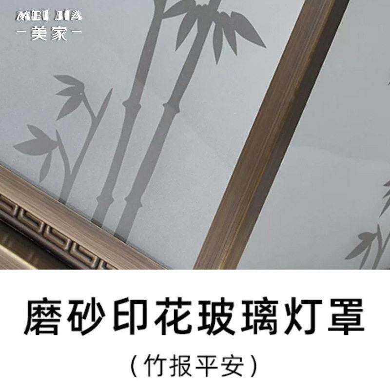 别墅门口柱头灯户外花园简约全铜柱子灯新中式阳台防水灯具
