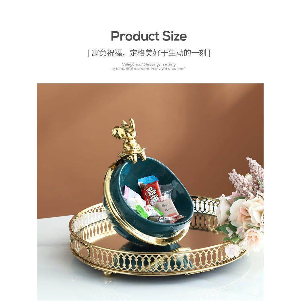 门厅玄关钥匙收纳摆件客厅鞋柜门口放钥匙创意个性摆设北欧收纳盒
