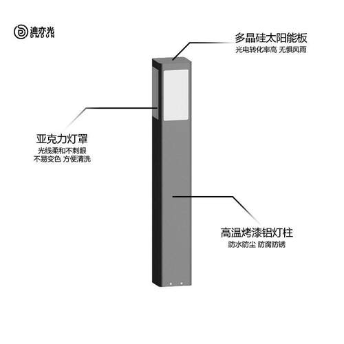 草坪灯简约防水户外景观灯LED园林花园别墅草地灯庭院灯路灯