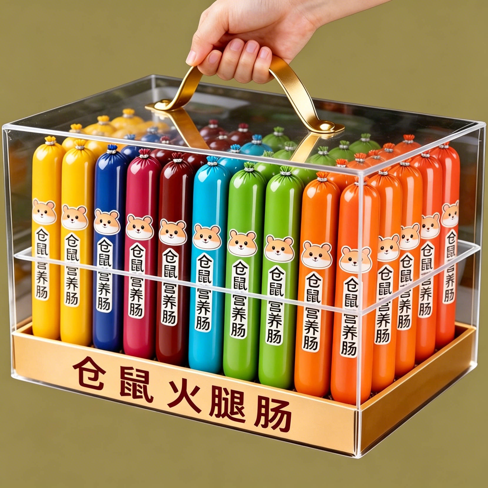 仓鼠蜜袋鼯高蛋白增肥小香肠