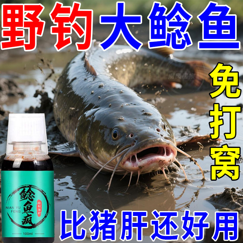鲶鱼疯钓小药饵料野钓胡子鲶鱼