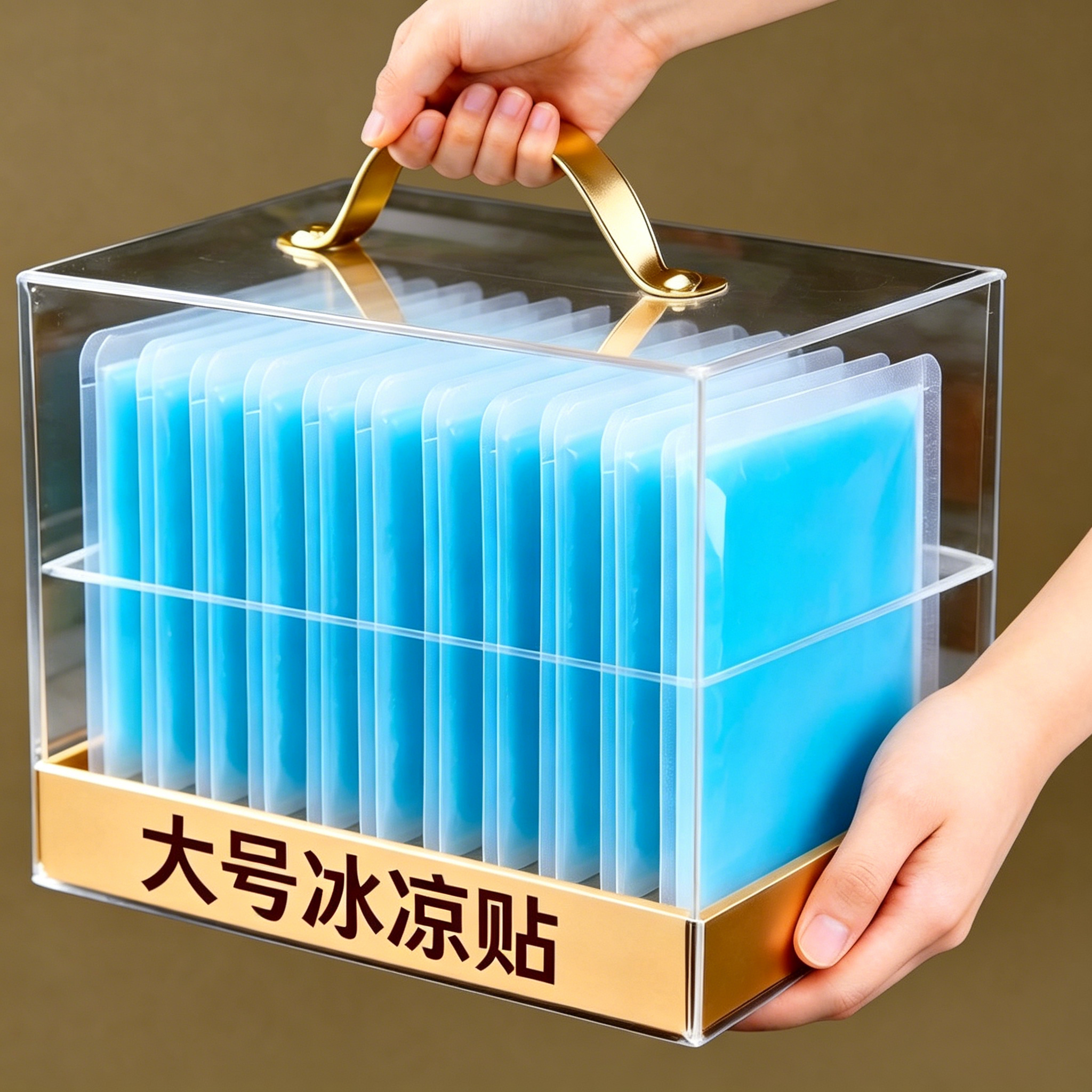 夏季解暑神器冰凉贴冰贴清凉学生军训降温退热散热贴夏天冰敷防暑