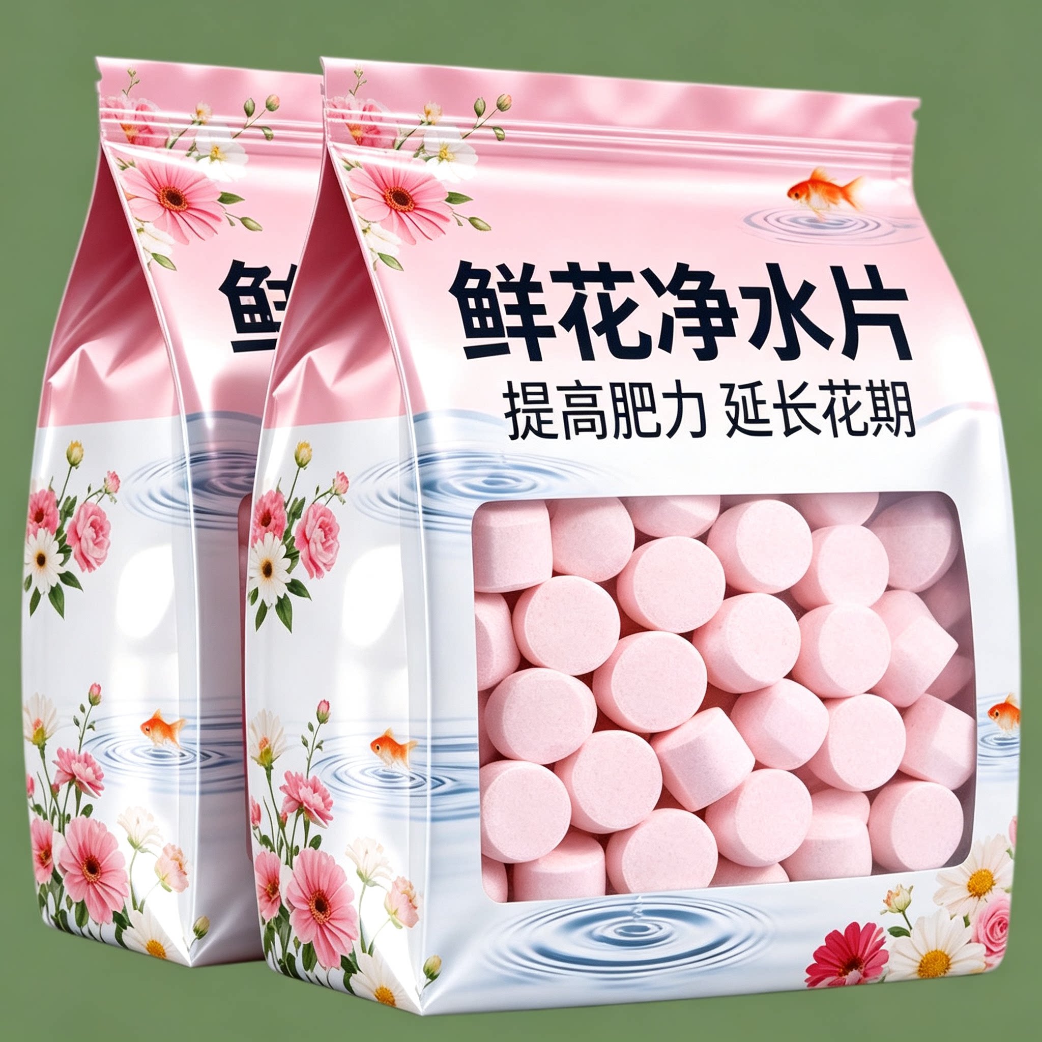 鲜花水培专用净水保鲜片