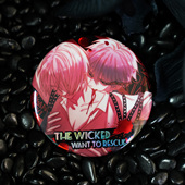 栗汀 恶人想要抢救一下 末日城主 现货 反光镭射徽章 秦限王亿