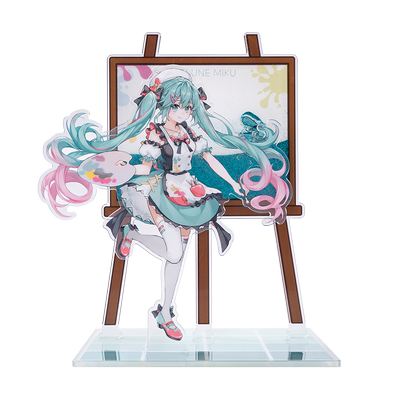 初音未来MIKU涂鸦指挥家流沙摆件