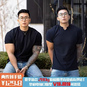 280g重磅高级感肌理垫肩收袖 MPA夏季 新款 显大抗皱速干健身运动短T