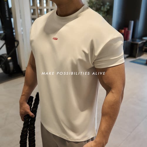 MPA PumpClub夏季美式莫代尔冰感速干透气高弹修身运动户外T恤