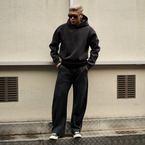 MPA PumpClub【重磅弯刀】秋冬美式纯色棉质保暖抗风休闲运动卫裤