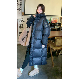 现货男女同款黑金50鹅绒羽绒服191-61292-P350-K488图片