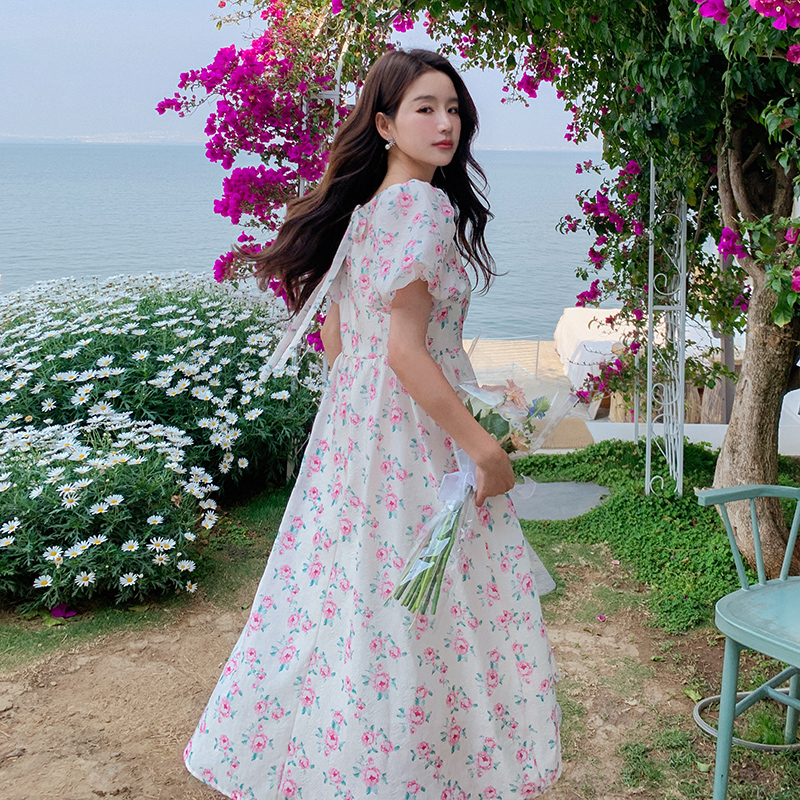 现货~夏季新款上新碎花连衣裙长款191-8807-P125-K175，商品下架区商品下架区，浙宝210（原浙宝191）