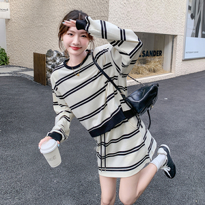 现货主推黑白条纹套装210-99117-P145-K208图片