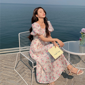 现货~夏季新款上新 碎花连衣裙长款 191-8807-P125-K175图片