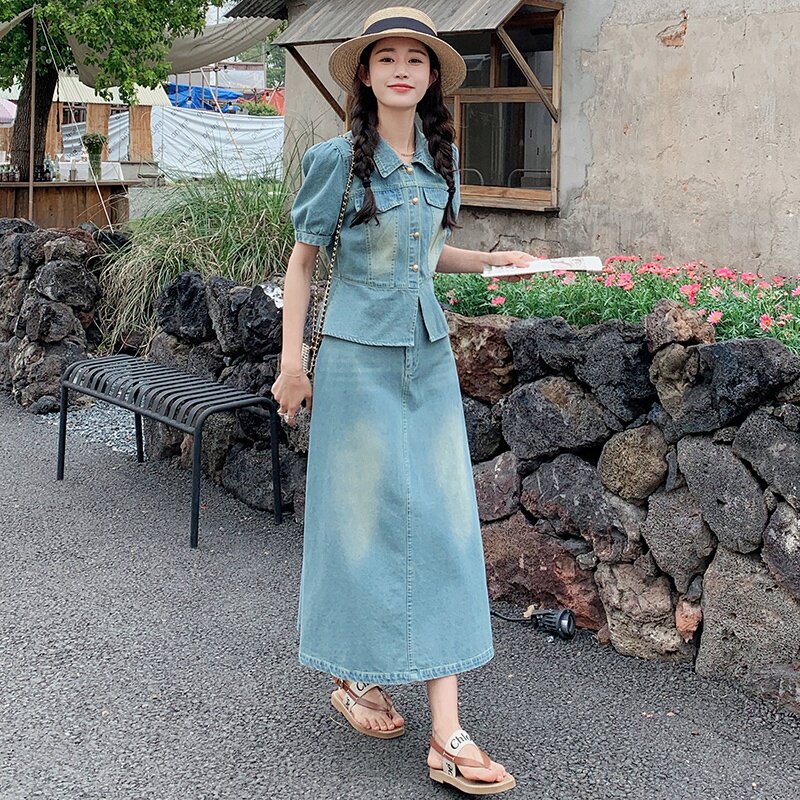 名暖风套装女2023夏季新款气质设计感收腰显瘦套装1912-P155-K209,商品下架区,浙宝210（原浙宝191）