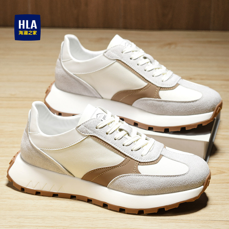 海澜之家男鞋2025新款冬季休闲时尚慢跑运动鞋男百搭旅行阿甘潮鞋