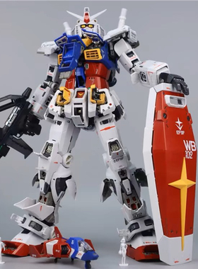 现货国产大班 PG1/60  PGU元祖RX78 带水贴 蚀刻片拼装模型