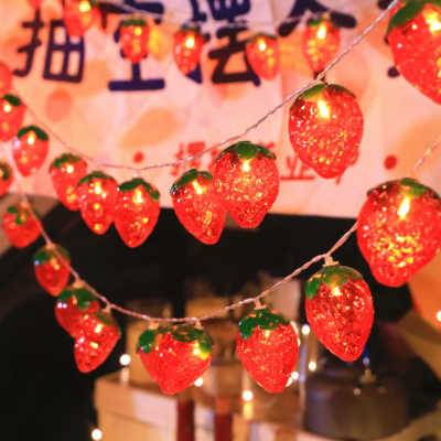 led烧烤装饰草莓柠檬葡萄菠萝