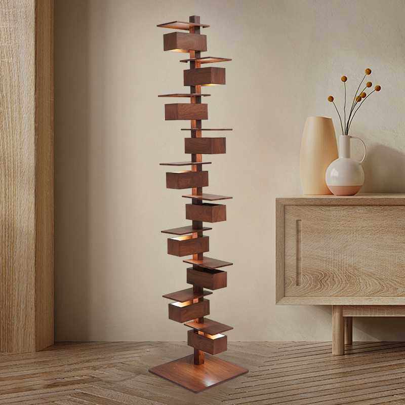 新款直销Frank taliesin流水别墅落地灯卧室客厅光影高级感书房卧,家居饰品,落地摆件,淘宝优惠券,粉丝福利购,淘宝优惠卷