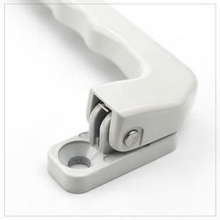 工业 LS527铝合金自动回位弹簧工具箱抽屉把手 新款 直销折叠拉手