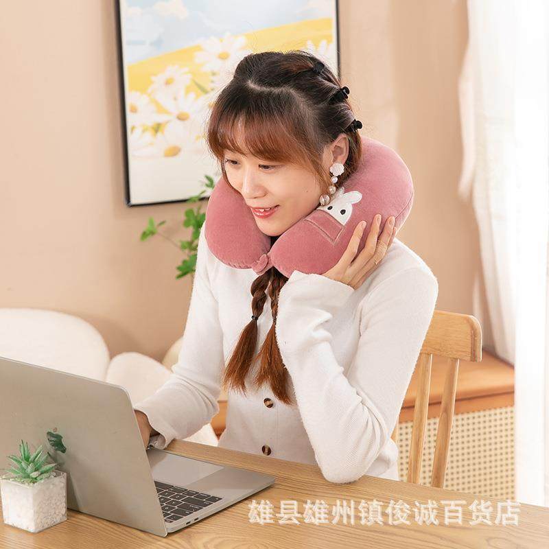 新款直销U型枕头旅行护颈枕颈椎可爱u形枕办公室成人午睡枕成人护
