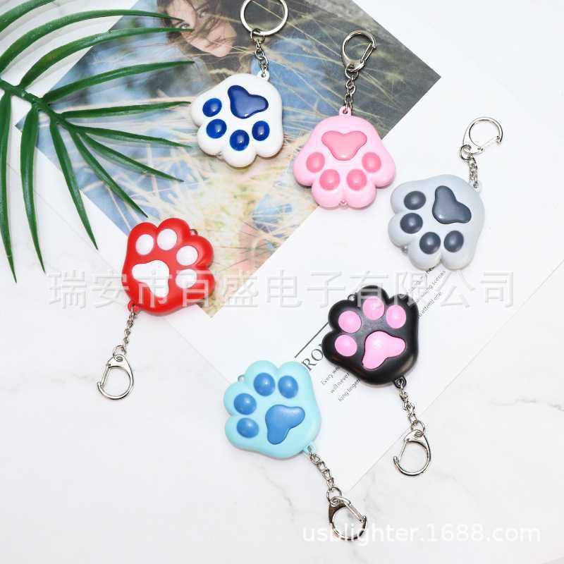 新款直销创意个性可爱猫爪钥匙扣 LED发光发声电筒娃娃机箱包挂件,节庆用品/礼品,钥匙扣,淘宝优惠券,粉丝福利购,淘宝优惠卷