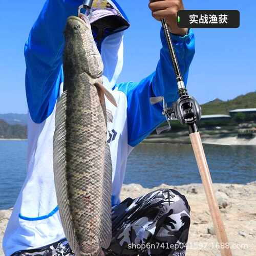 新款直销阿布无极雷强竿套装打黑鱼竿XH轻中雷超硬碳素路亚杆远投