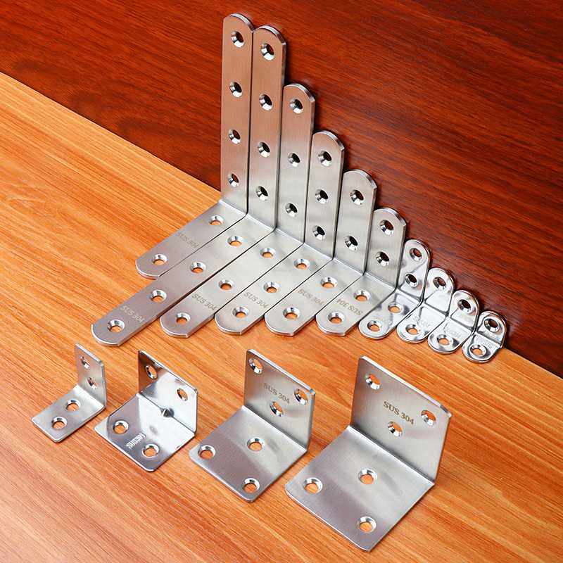 新款直销不锈钢直角角码 90度304不锈钢加厚层板托衣柜橱柜家具连,基础建材,家具连接件,淘宝优惠券,粉丝福利购,淘宝优惠卷