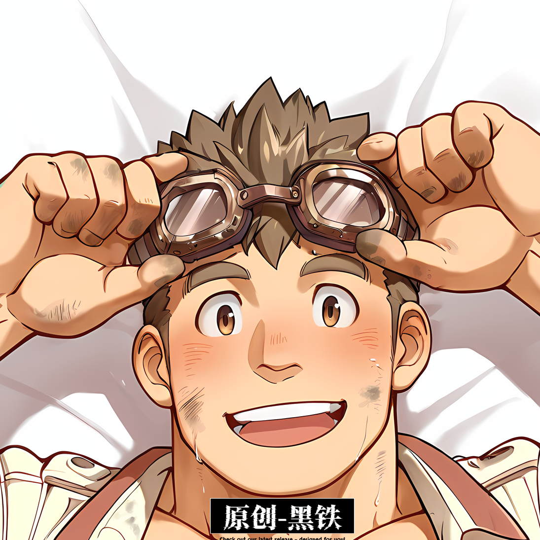 [皮皮狗原创半身异形抱枕等身抱枕芯套定制东京放课后-黑铁二次元图片