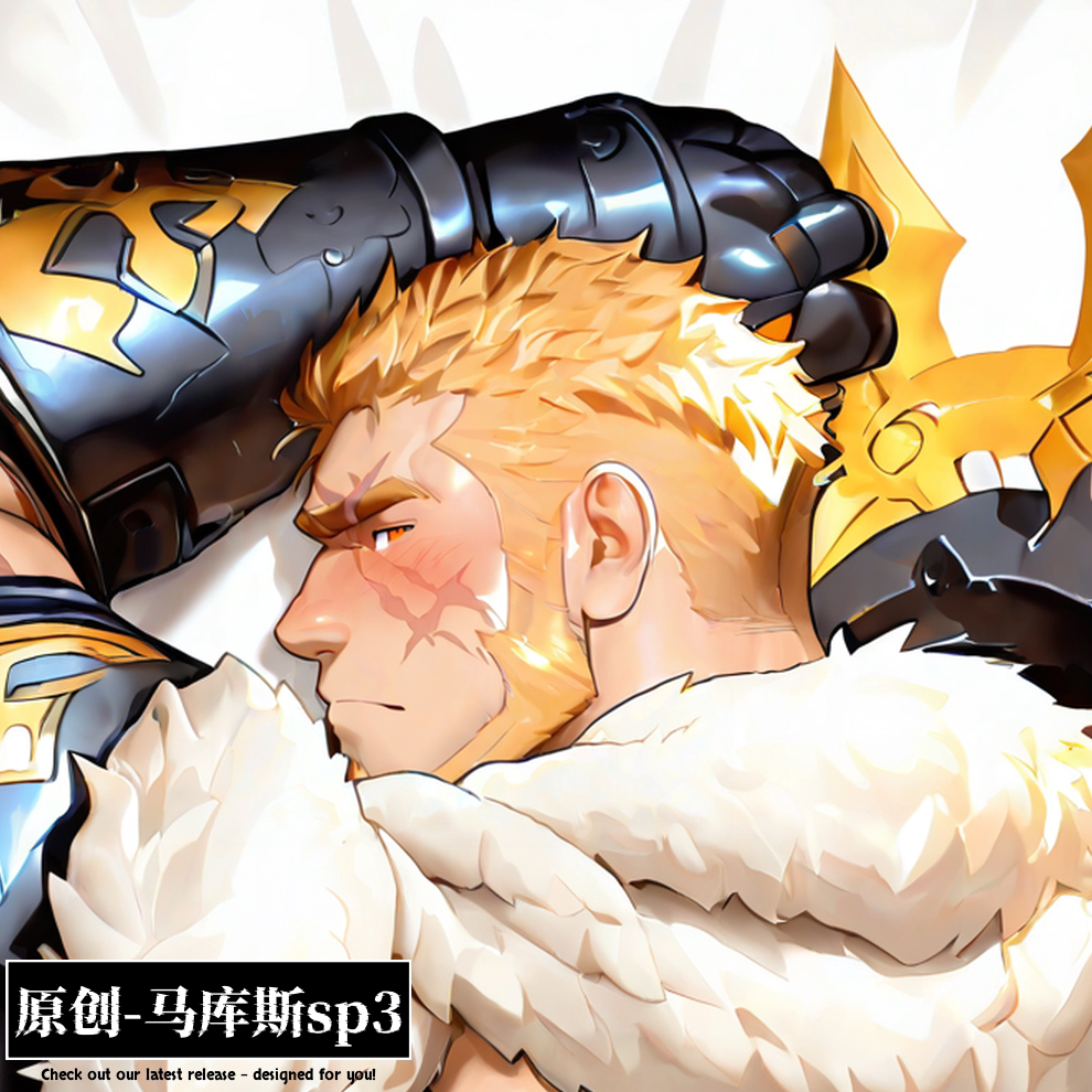 原创-盖伊传说马库斯sp3等身抱枕定制胸腹肌肉人形等人高腐女帅哥