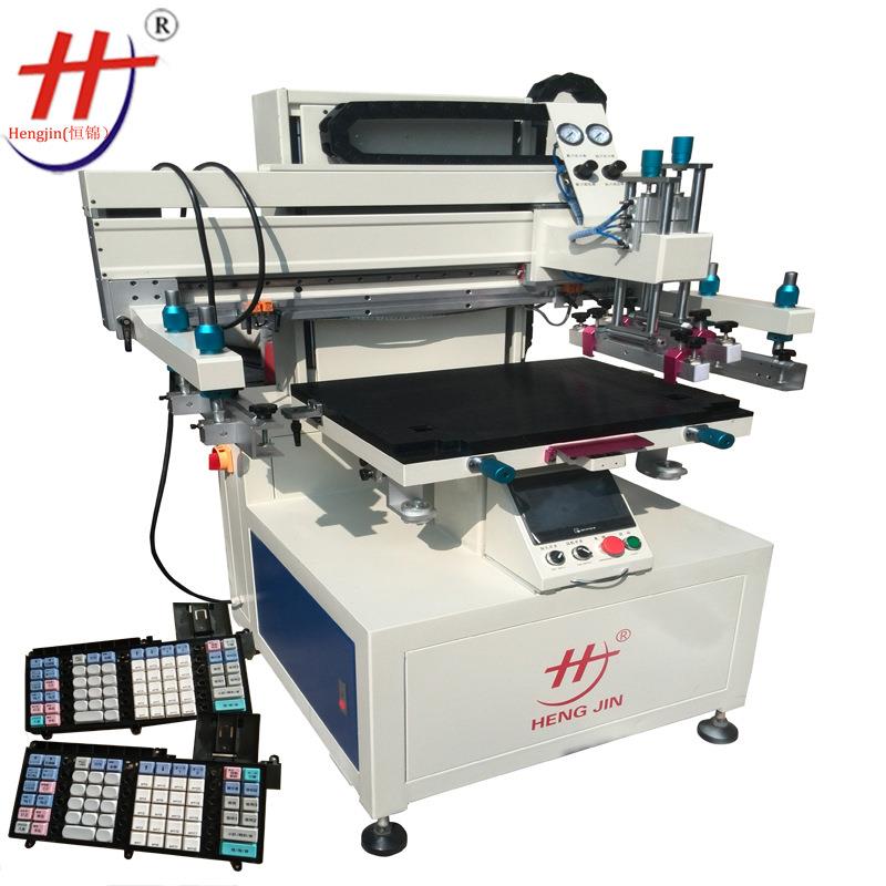 半自动平网丝印机电动真空吸气电动平面丝印机LOGO印花平网丝印机